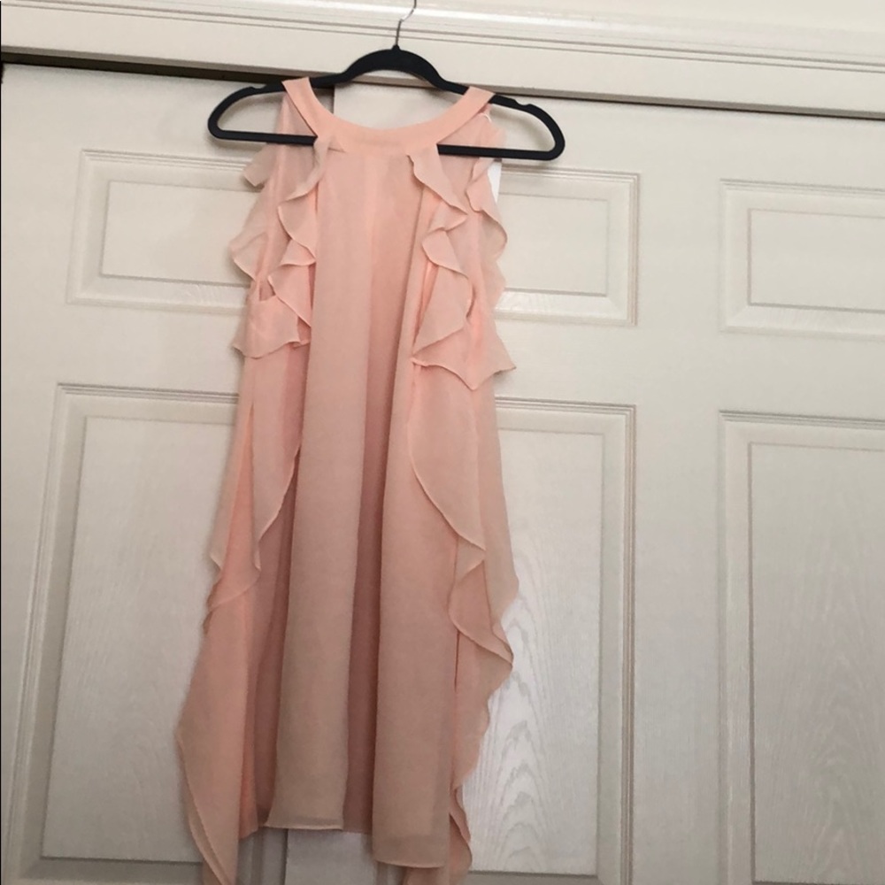 Peach dress